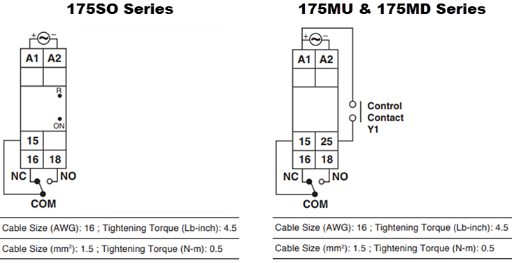 ATC Automatic Timing & Controls 175 Series DIN-Rail Timers